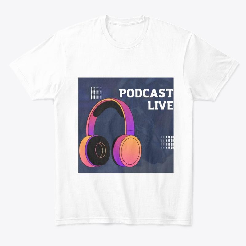 CAMISETAS PARA PODCAST E LIVE